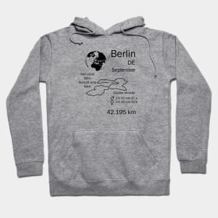 Berlin black details Hoodie